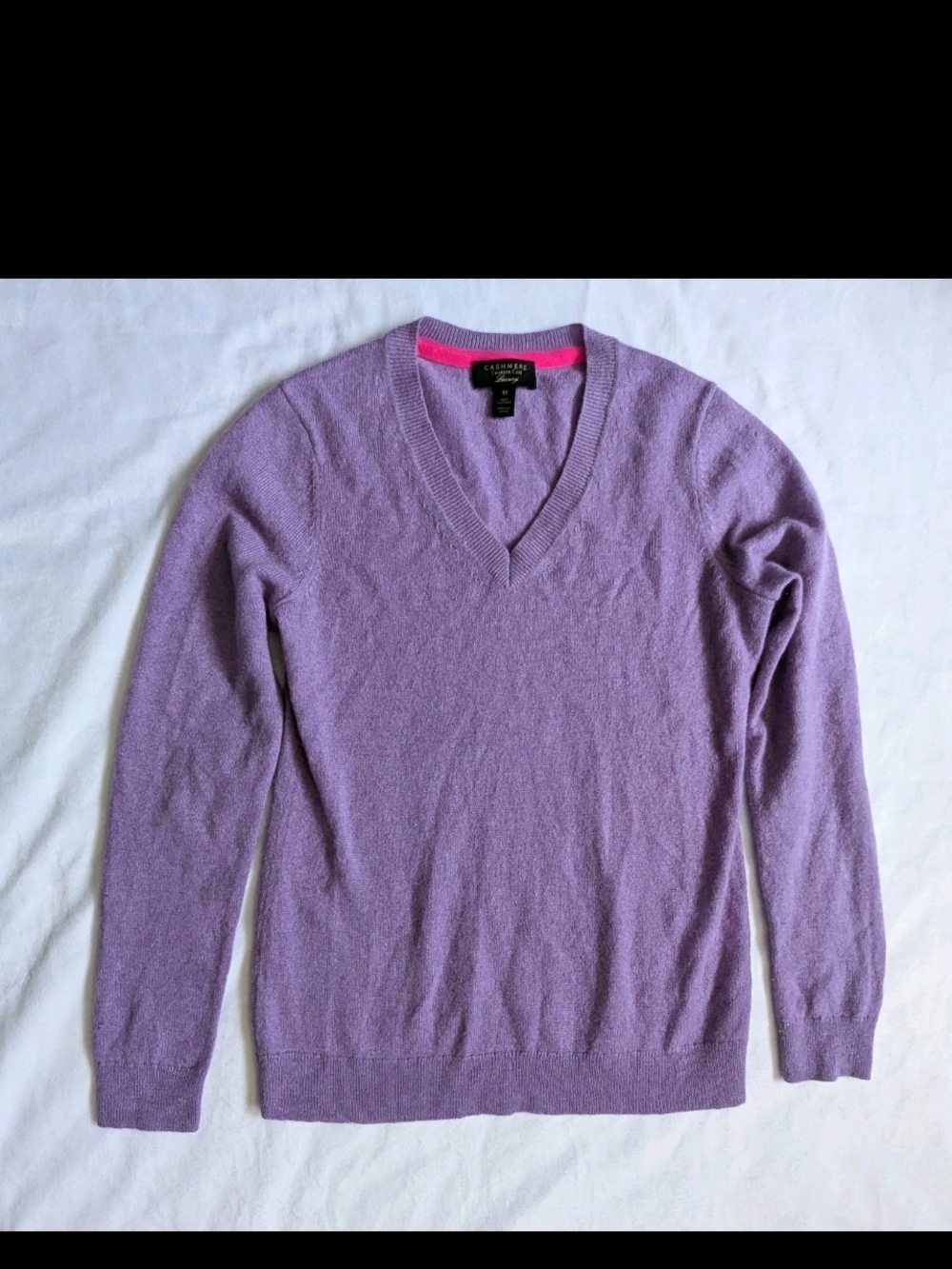 Womens Cashmere Charter Club Luxury XS Sweater V Neck Hundred Percent Cashmere
